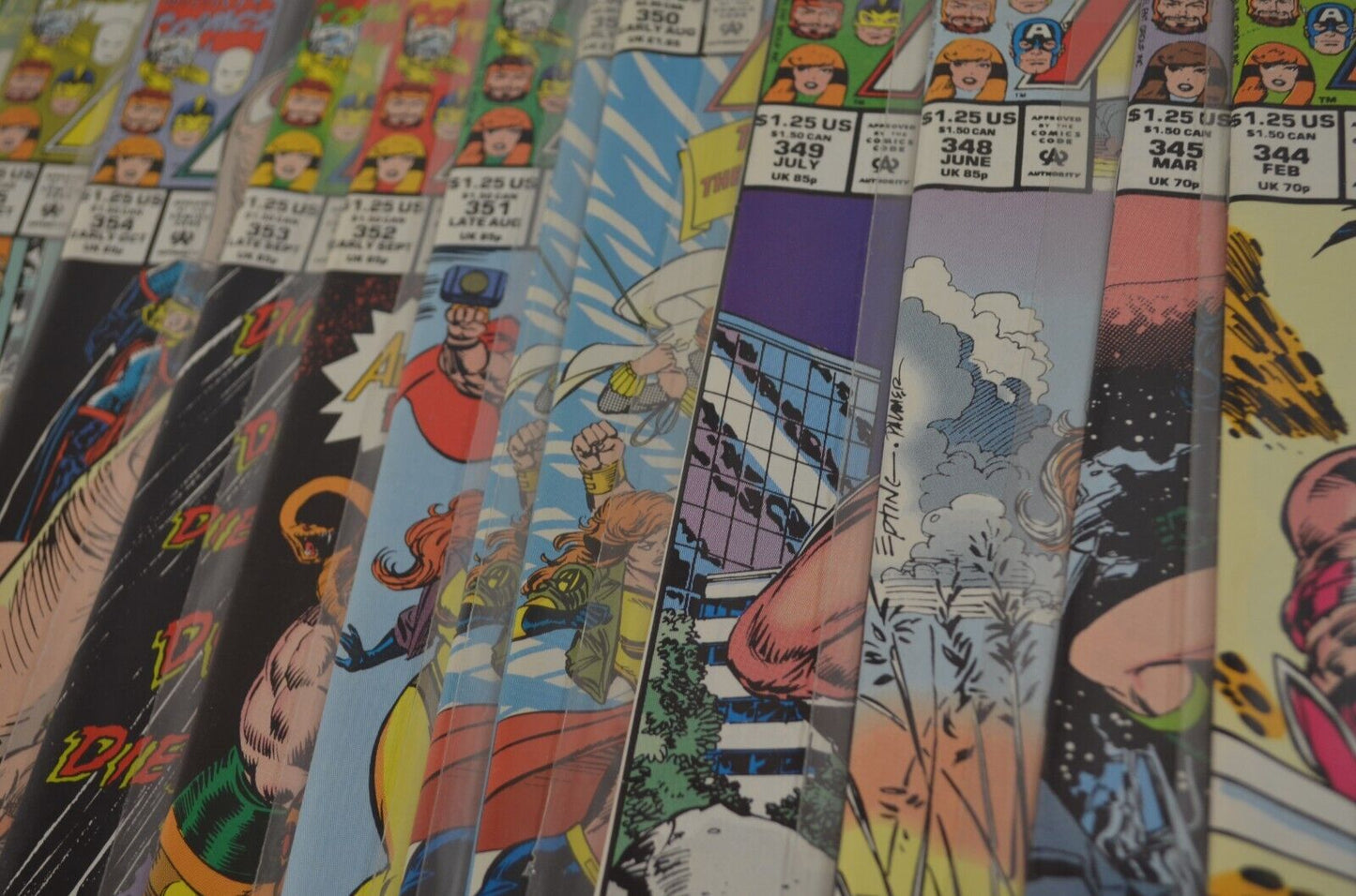 Avengers 294-323 325-332 334-375 380-385 389-402 Marvel Comic Lot VF+/NM-