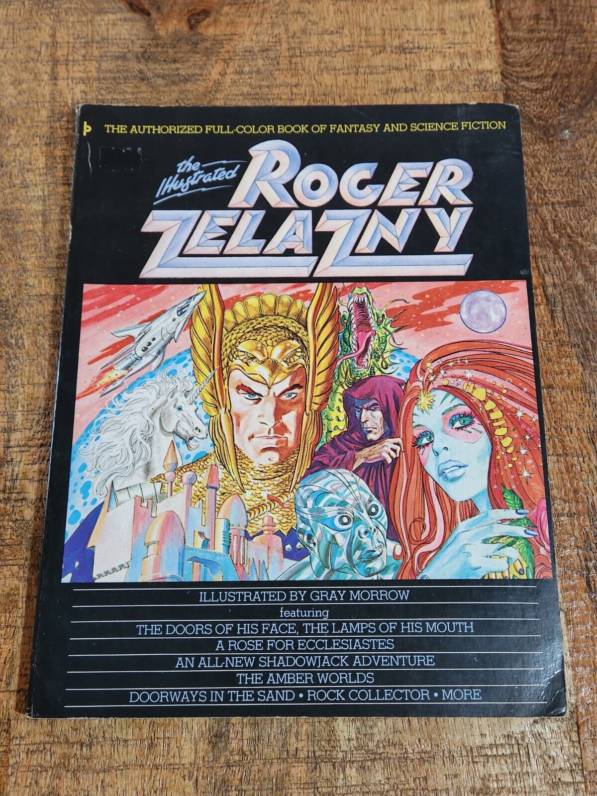 The Illustrated Roger Zelazny SC Graphic Novel 1978 Comic Art Book Morrow
