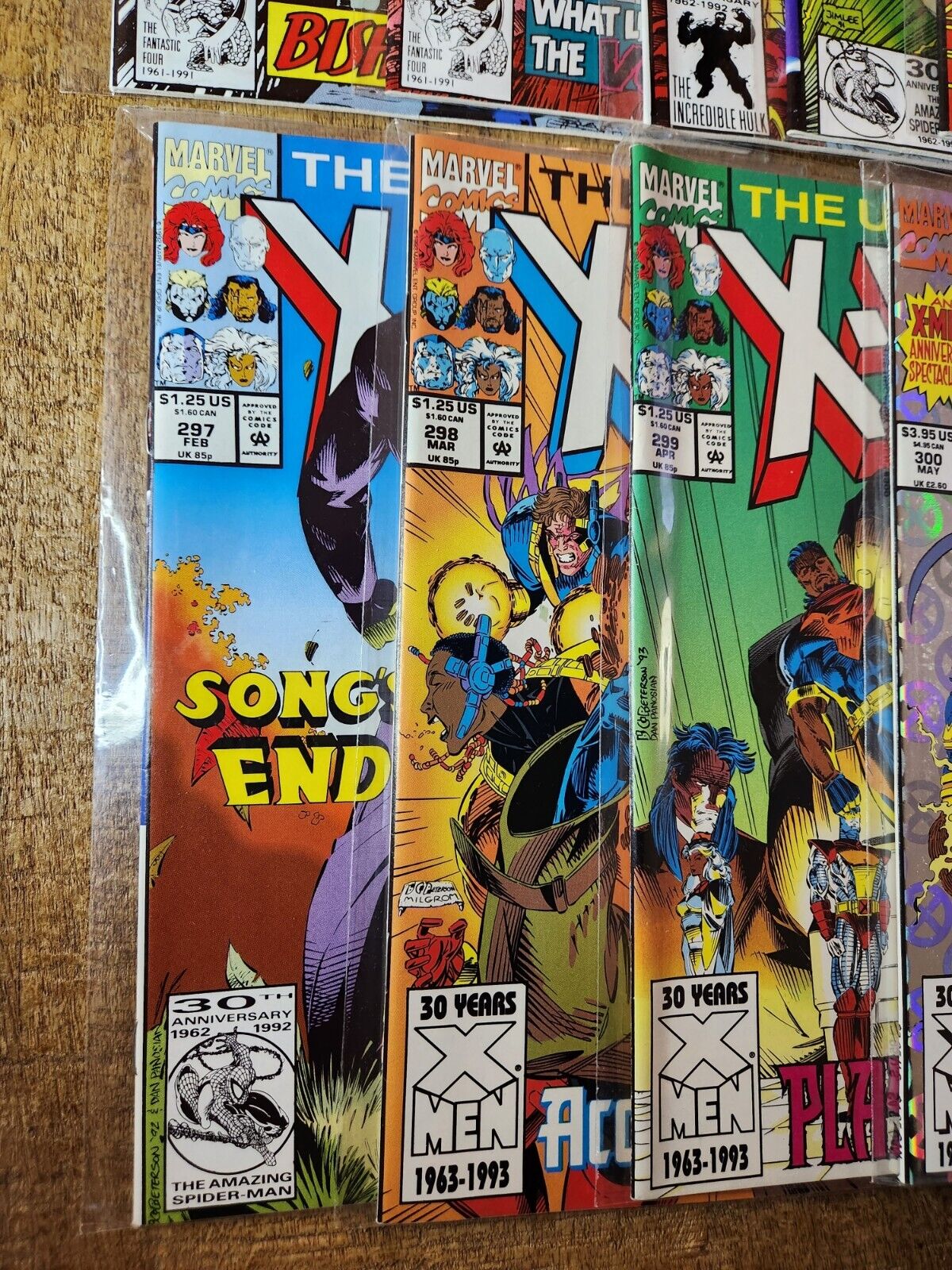 Uncanny X-Men #283-293 297-302 305 306 307 Marvel Comic Book Lot VF+ to NM-