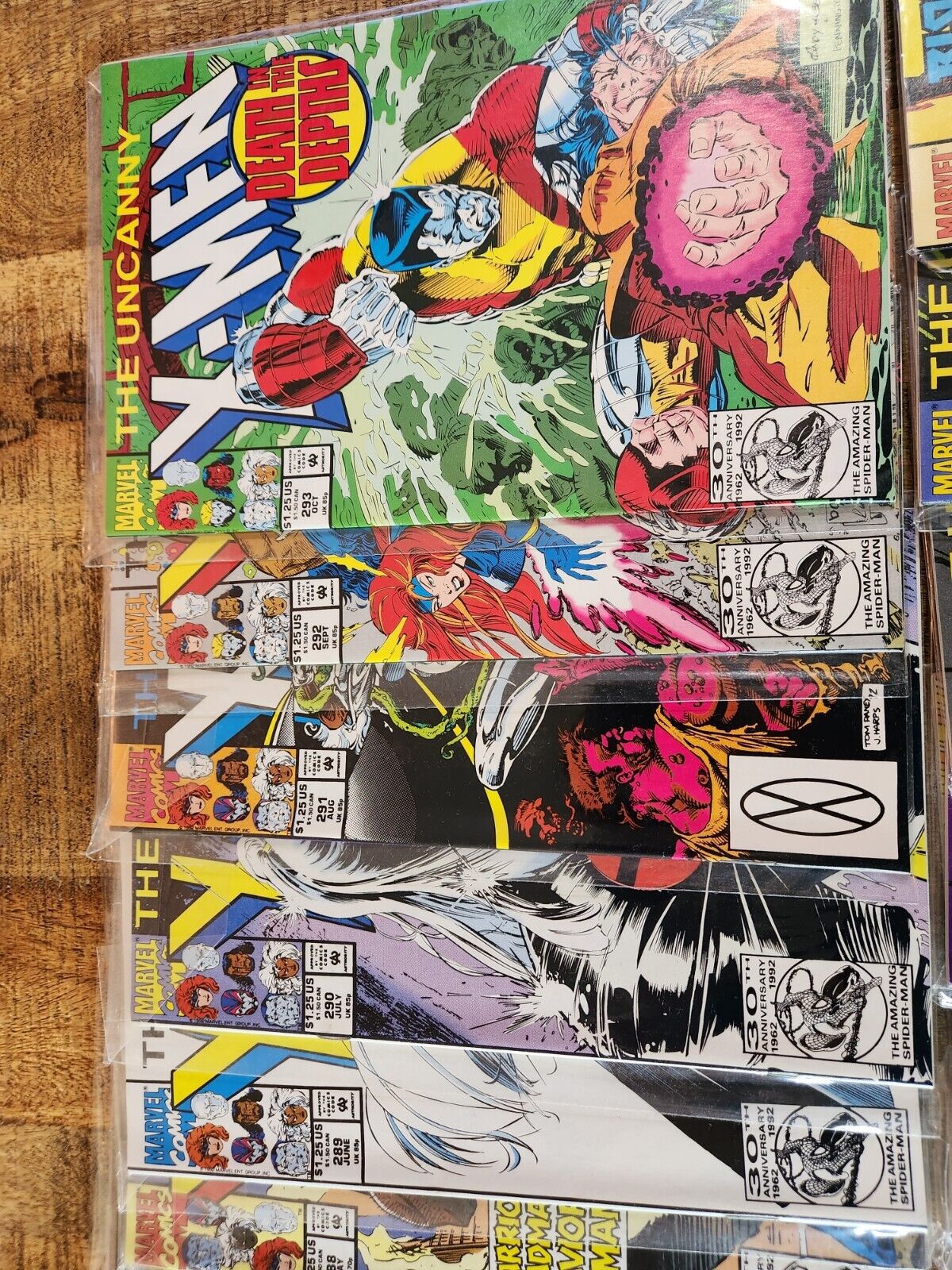 Uncanny X-Men #283-293 297-302 305 306 307 Marvel Comic Book Lot VF+ to NM-