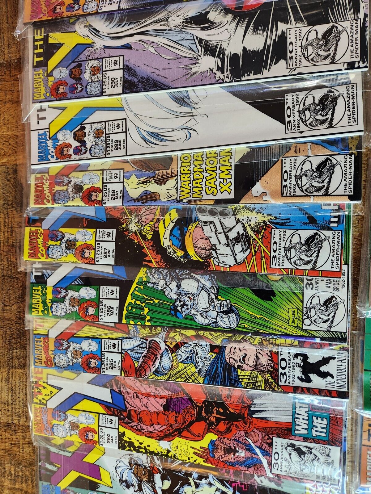 Uncanny X-Men #283-293 297-302 305 306 307 Marvel Comic Book Lot VF+ to NM-