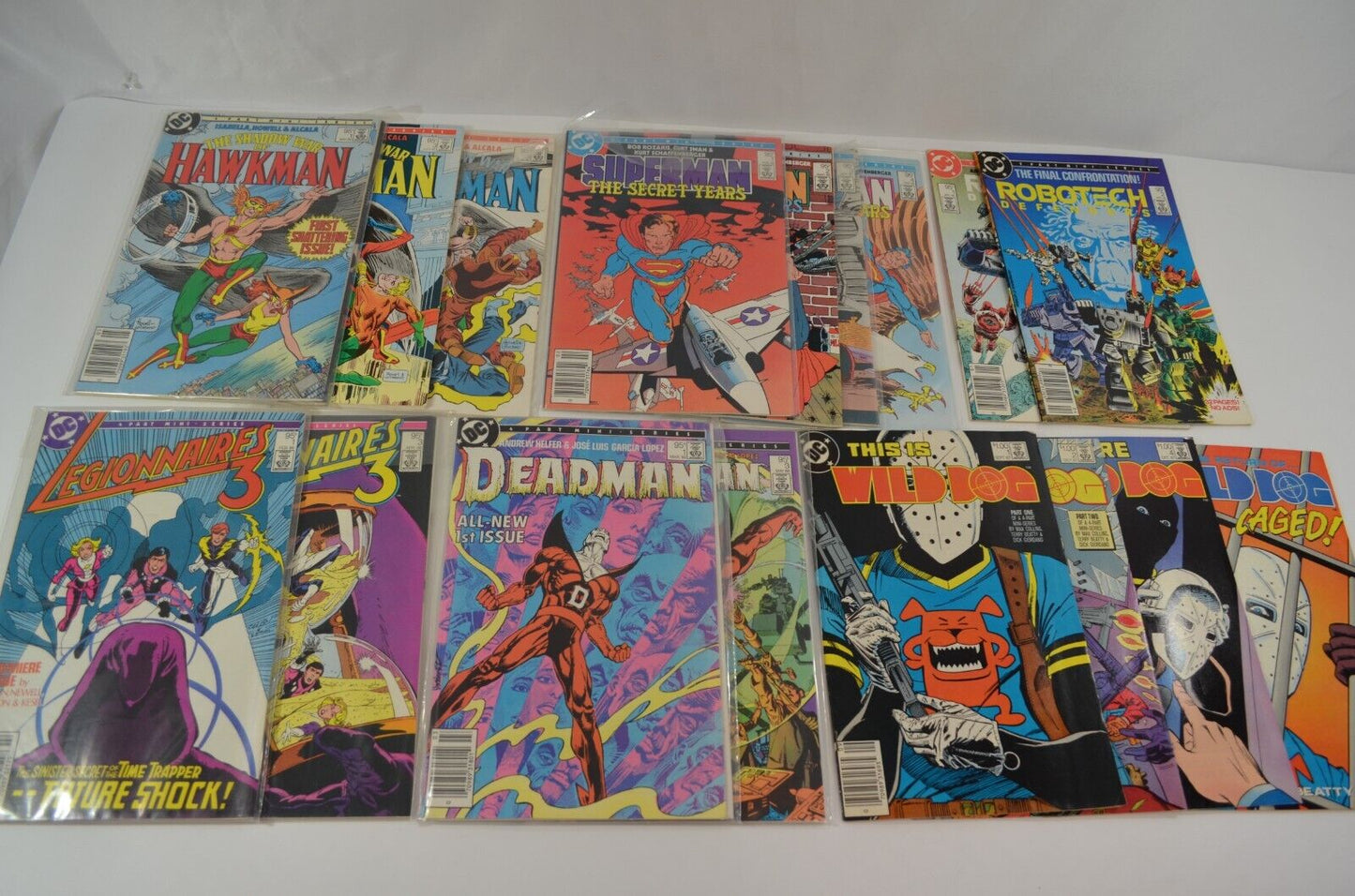 DC Comic Mini Series Lot Hawkman Deadman Superman Wild Dog Legionnaires CPV