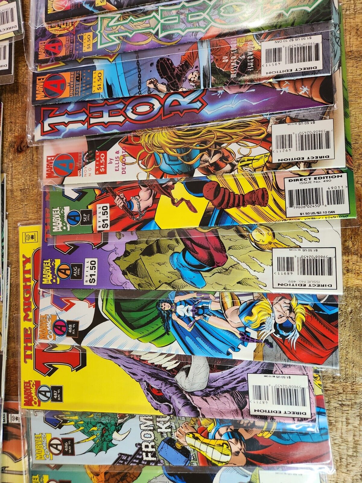 Mighty Thor #445 446 451-464 466 467 471-490 492 494-504 +more Marvel Comics Lot