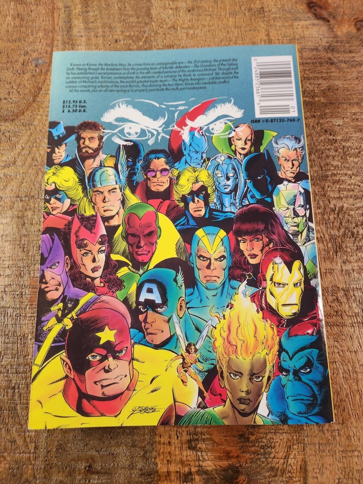 Avengers the Korvac Saga TPB Marvel Comics January 1991 NM- 9.2