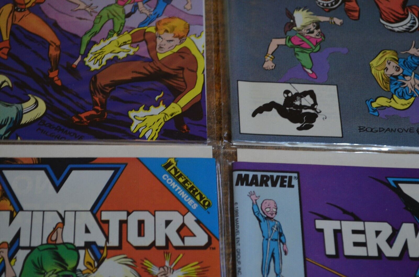 X-Terminators #1 2 3 4 Marvel Comic Book Lot 1988 NM 9.2 Taki Matsuya 1st App