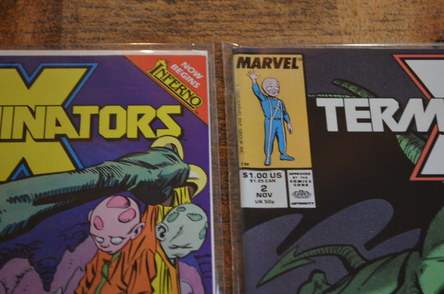 X-Terminators #1 2 3 4 Marvel Comic Book Lot 1988 NM 9.2 Taki Matsuya 1st App