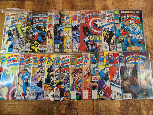 Captain America #398 399 400 401 402 403-418 Marvel Comic Book Lot VF+ to NM-