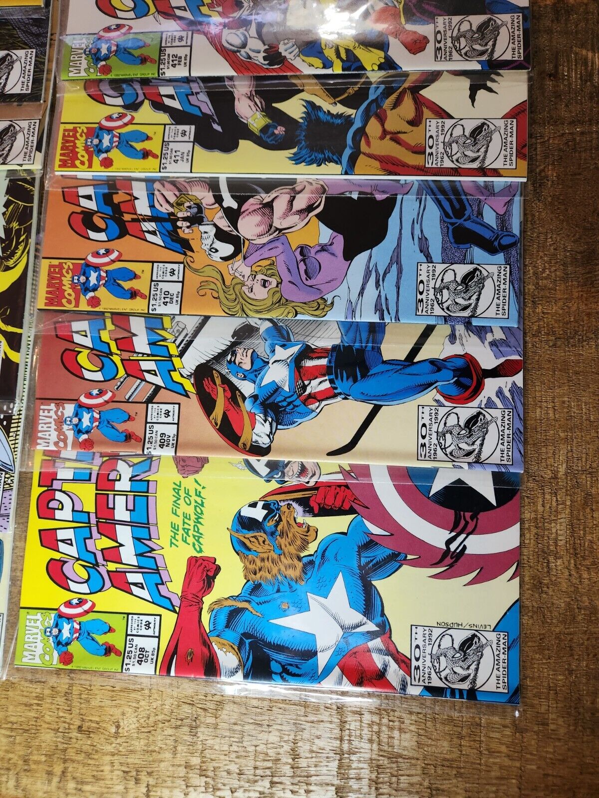 Captain America #398 399 400 401 402 403-418 Marvel Comic Book Lot VF+ to NM-