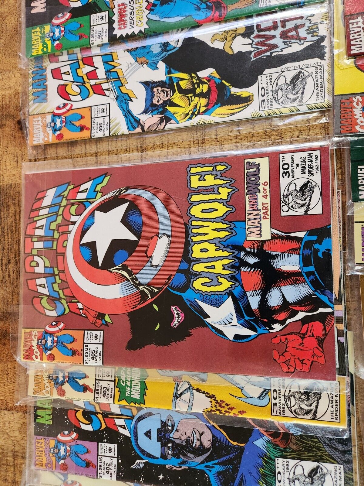 Captain America #398 399 400 401 402 403-418 Marvel Comic Book Lot VF+ to NM-