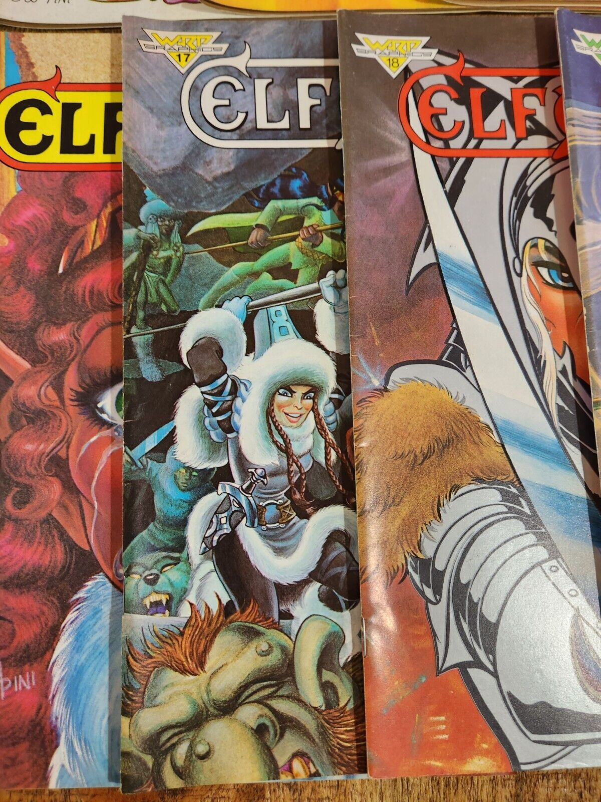 Elfquest 6-20 + Myth Adventures 1 2 Warp Graphics Wendy Pini 1980 Comic Magazine