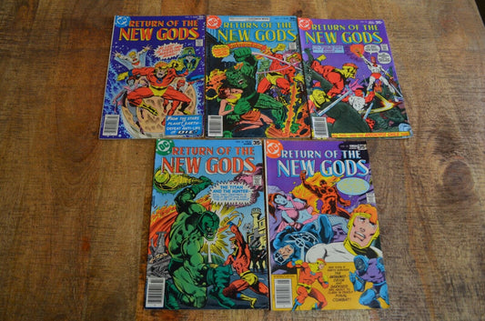 Return of the New Gods #12 13 15 16 19 DC Comics Lot of 5 FN 6.0 1st Jezebelle