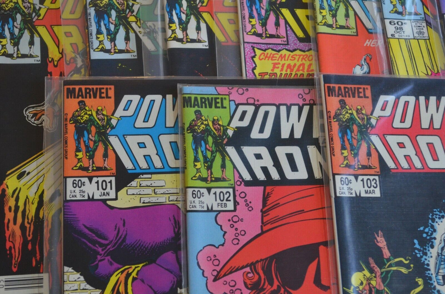 Power Man Iron Fist #55-58 60-62 65 68-72 76 80 84 more Marvel Comics Lot of 27