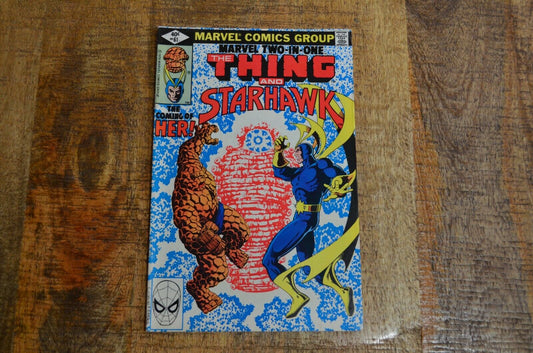 Marvel Two In One #61 The Thing Starhawk Comic Book March 1980 FN 6.5