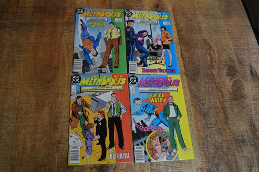 World of Metropolis #1 2 3 4 DC Comics Lot of 4 Incl 2 Canadian Price Variants