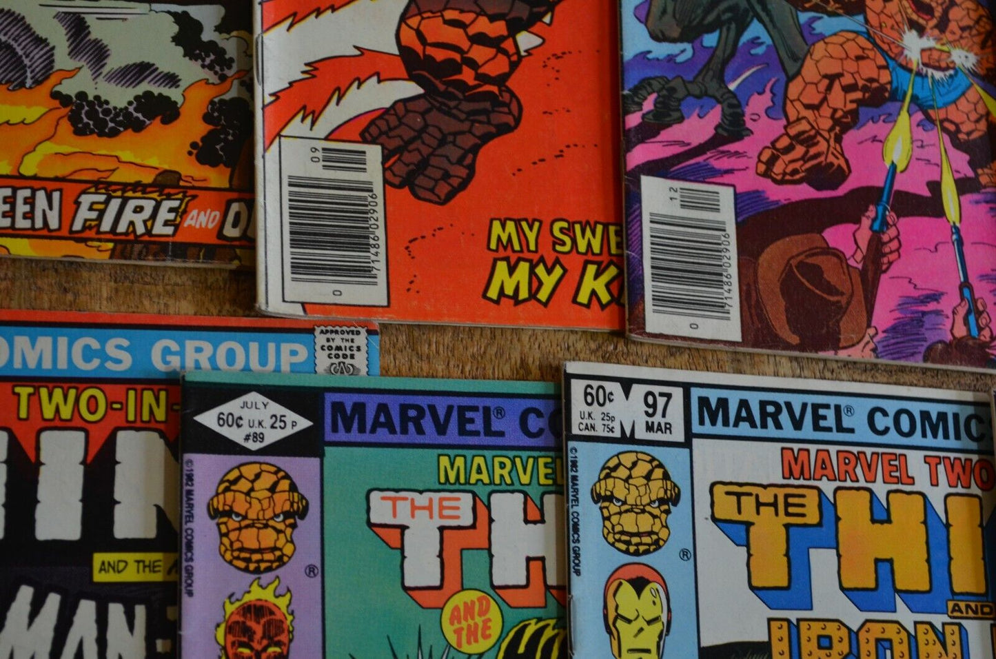 Marvel Two in One #18 25 31 34 36 40 42 77 89 95 97 98 Annual 6 Comic Book Lot