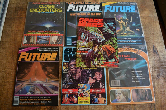 Close Encounters Space Wars Future Science Fantasy Comic Magazine Lot VF/NM