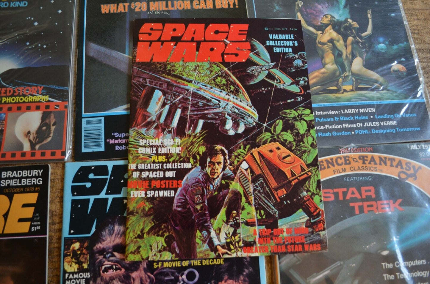 Close Encounters Space Wars Future Science Fantasy Comic Magazine Lot VF/NM