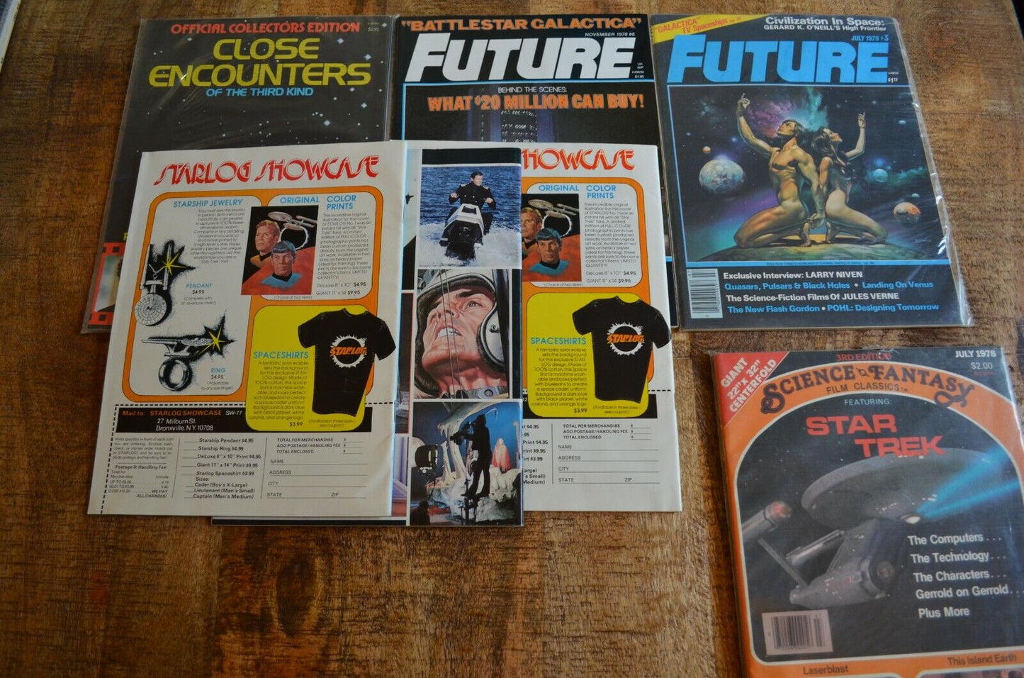 Close Encounters Space Wars Future Science Fantasy Comic Magazine Lot VF/NM