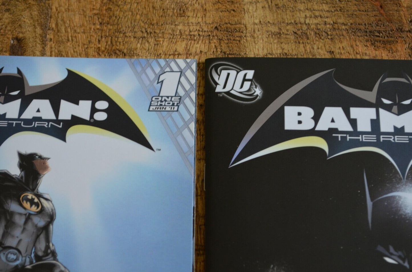 Batman: The Return One-Shot Regular and Ha variant (DC Comics, 2011) NM 9.6