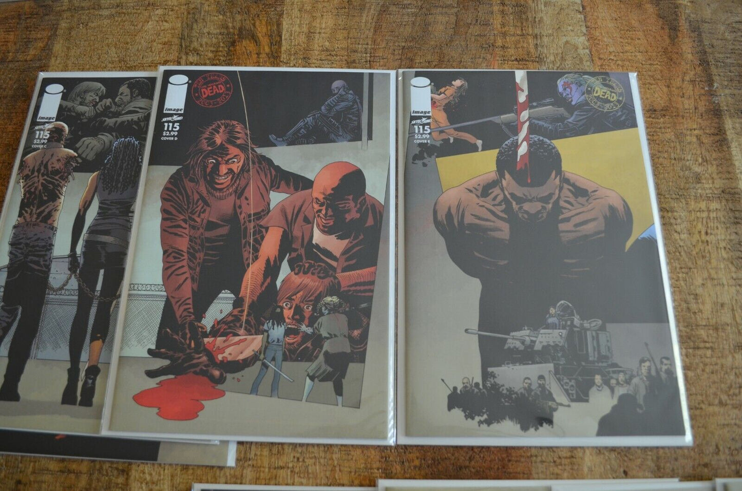 Walking Dead #115 Variant Cover Lot of 12 Kirkman Image Comic October 2013 VF/NM