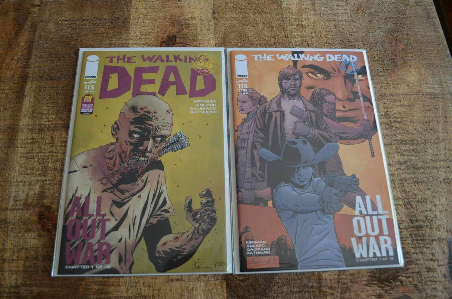 Walking Dead #115 Variant Cover Lot of 12 Kirkman Image Comic October 2013 VF/NM