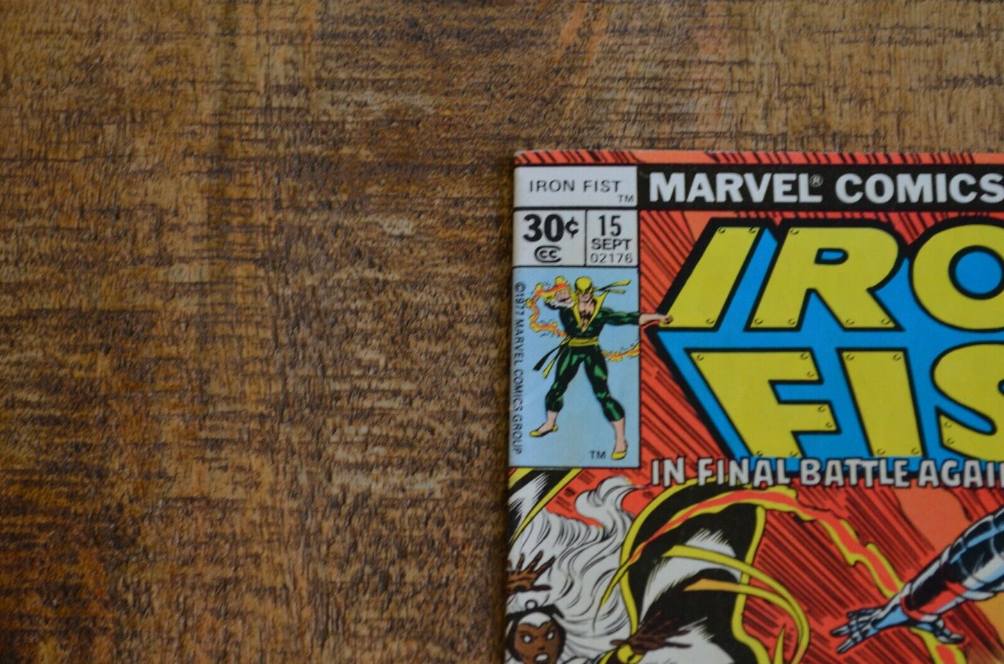 Iron Fist #15 (Marvel Comics, September 1977) X-Men App Bronze Age FN+ 6.5