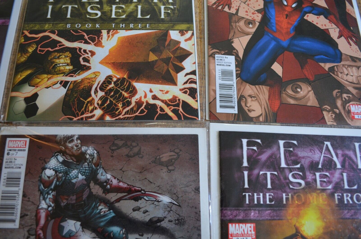 Fear Itself 1 2 3 4 5 6 Home Front 2 (/ 7) Spider-Man 1 (/ 3) Marvel Comics Lot