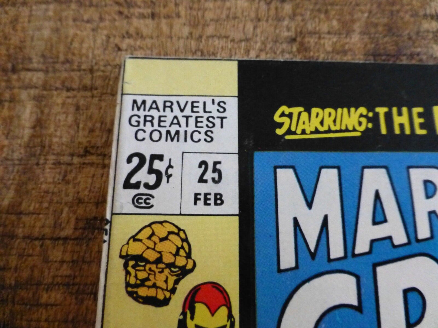 Marvel's Greatest Comics #25 (Feb 1970, Marvel) Iron Man Captain America VF-