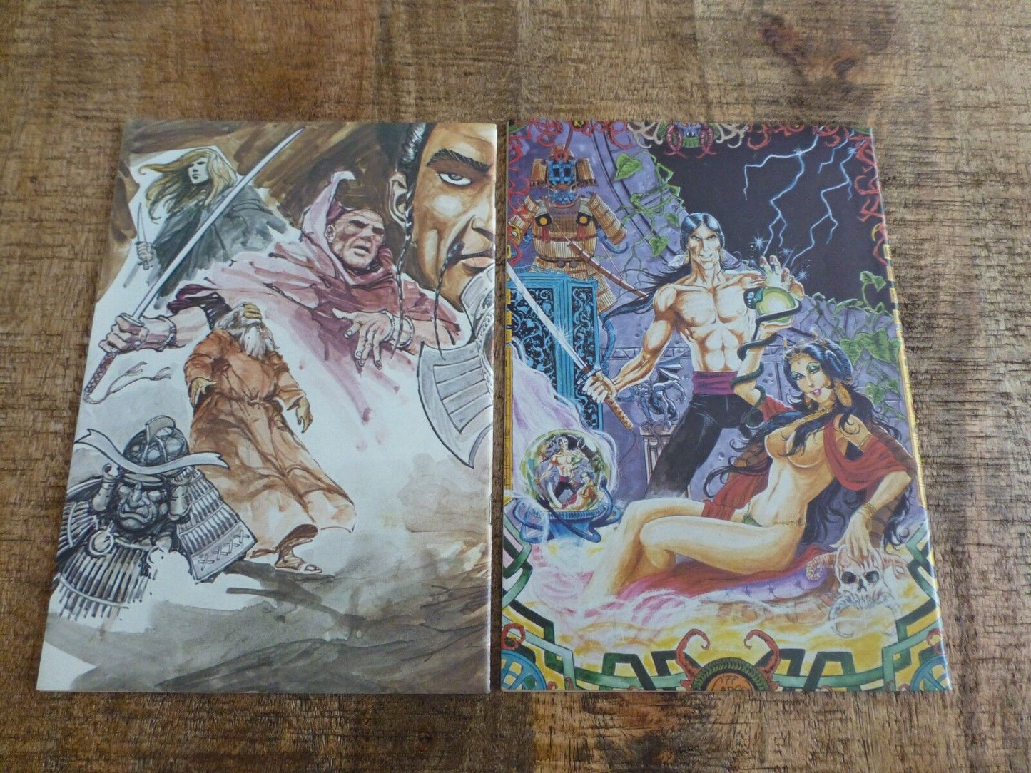 Arik Khan #1 NM 9.6 + #2 NM 9.2 Fantastic World Andromeda Comics 1977