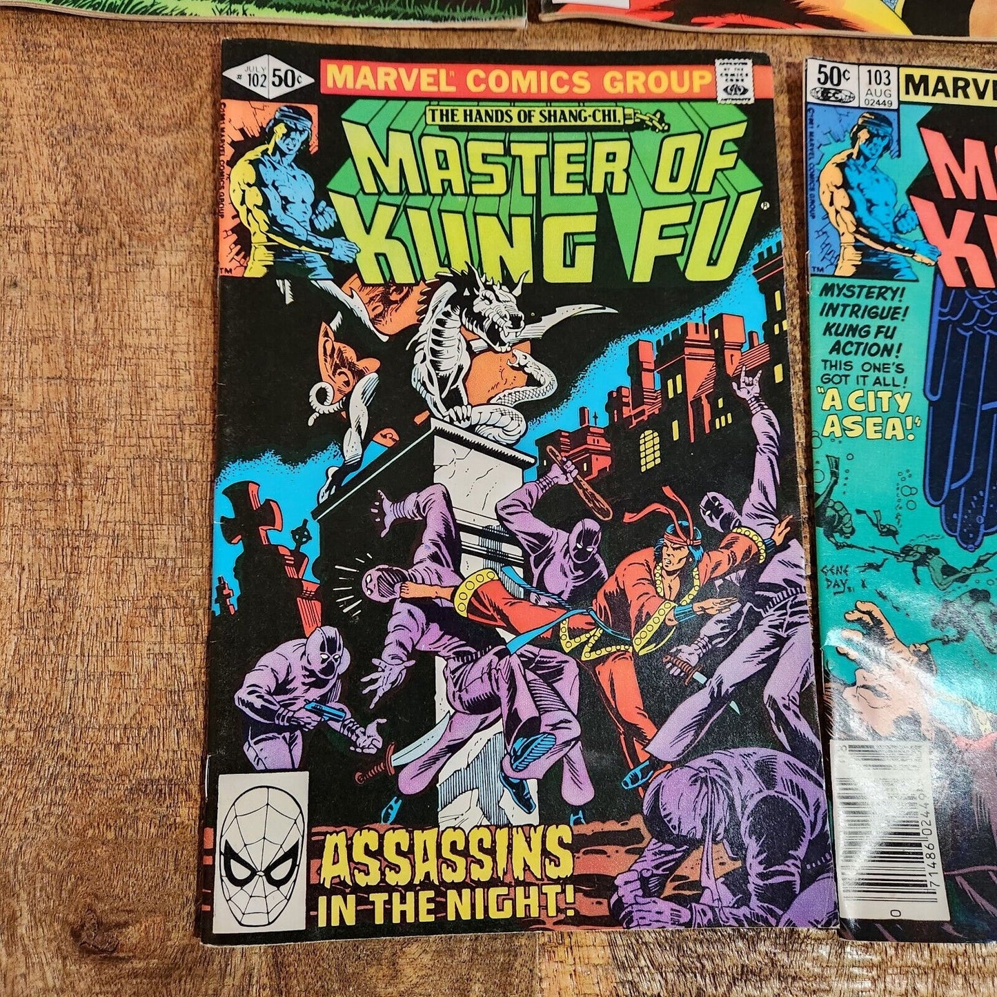 Master of Kung Fu #94 97 98 99 102 103 104 Marvel Comic Book Lot FN/VF 7.0