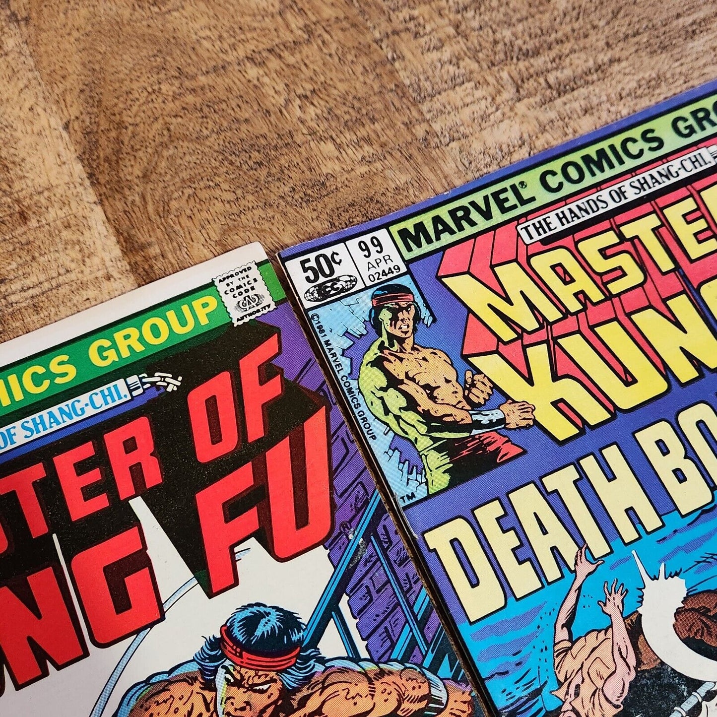 Master of Kung Fu #94 97 98 99 102 103 104 Marvel Comic Book Lot FN/VF 7.0