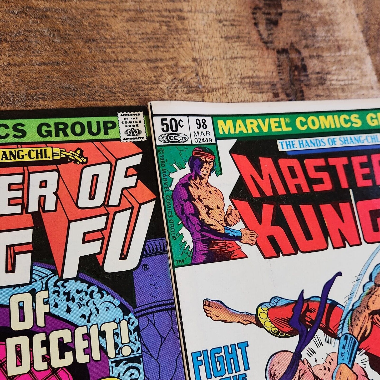 Master of Kung Fu #94 97 98 99 102 103 104 Marvel Comic Book Lot FN/VF 7.0