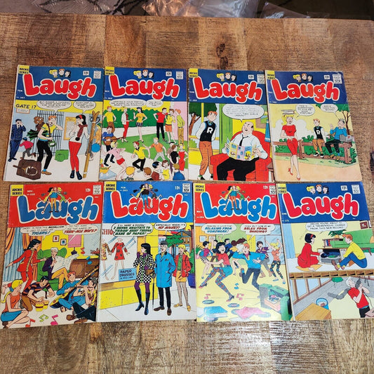 Laugh #153 159 163 167 171 194 203 212 Archies Series Comic Book Lot GD/VG 4.0