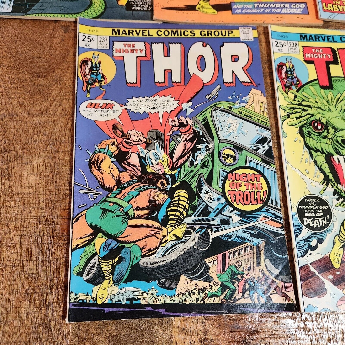 Mighty Thor 230 233 235 236 237 238 239 Marvel Comic Book Lot FN/VF 7.0