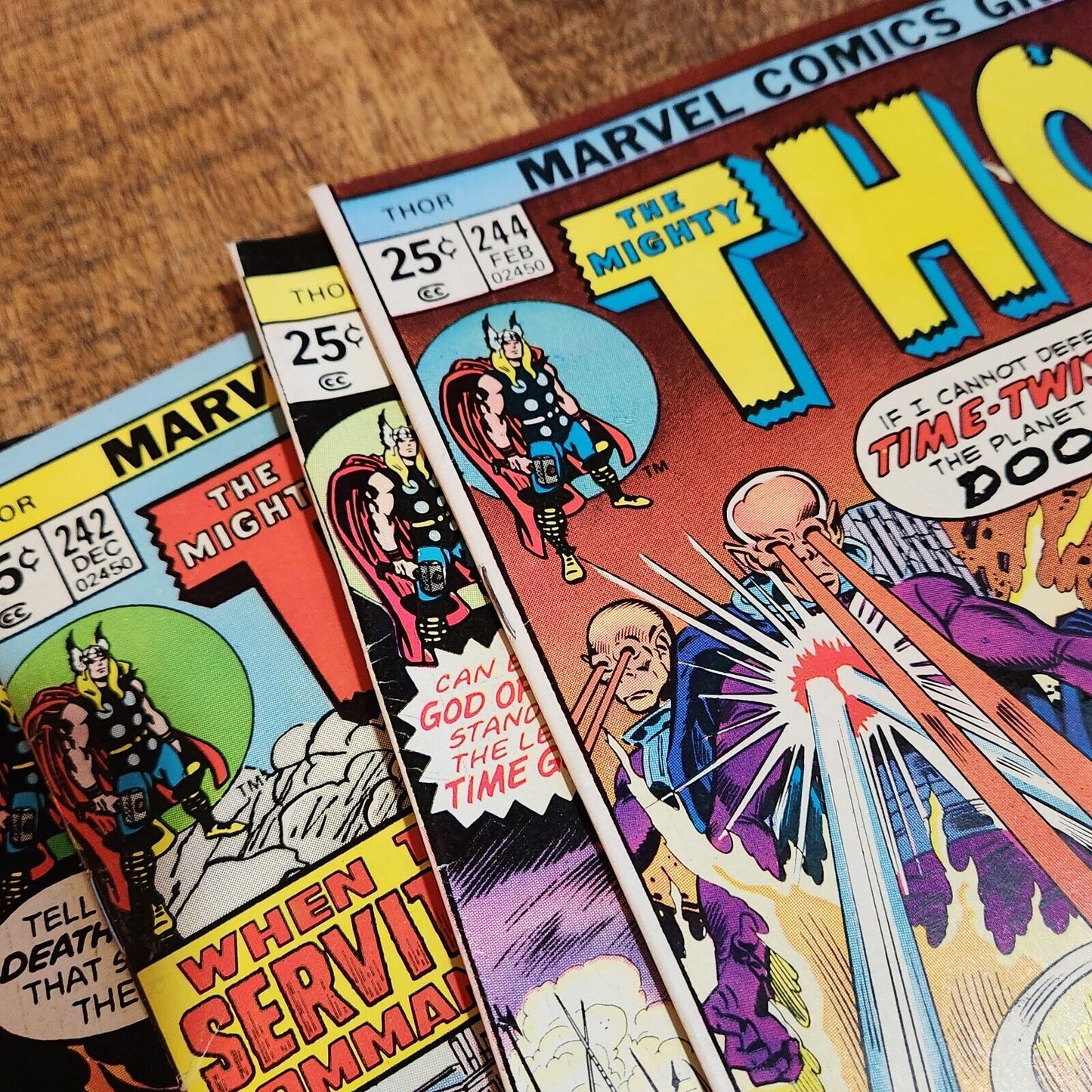 Mighty Thor #240 241 242 243 244 245 246 247 248 249 Marvel Comics Lot FN+ 6.5