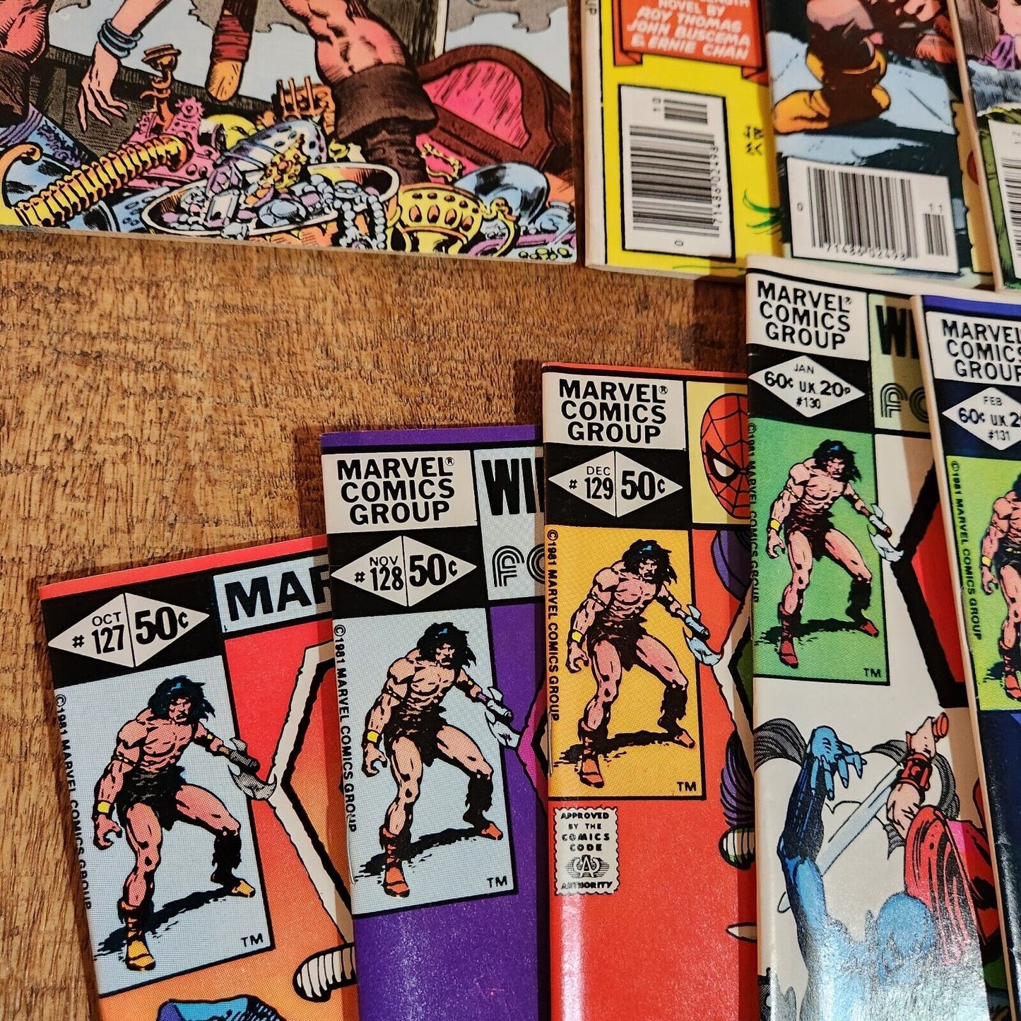 Conan The Barbarian #100 115 116 117-137 Marvel Comic Book Lot of 24 VF/NM 9.0