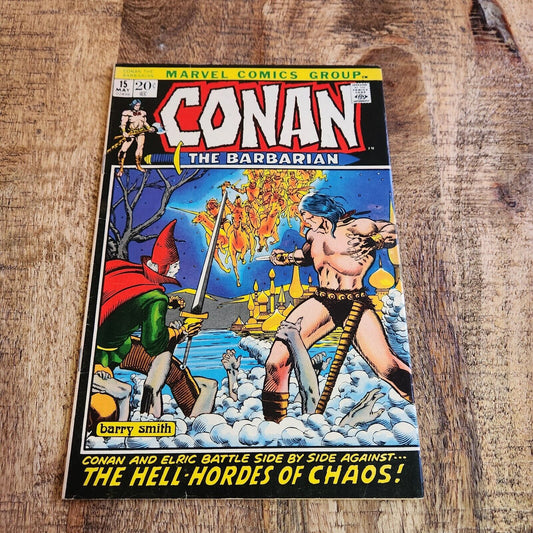 Conan the Barbarian #15 Marvel Comic Book May 1972 VF- 7.5 Zephra Elric Xiombarg