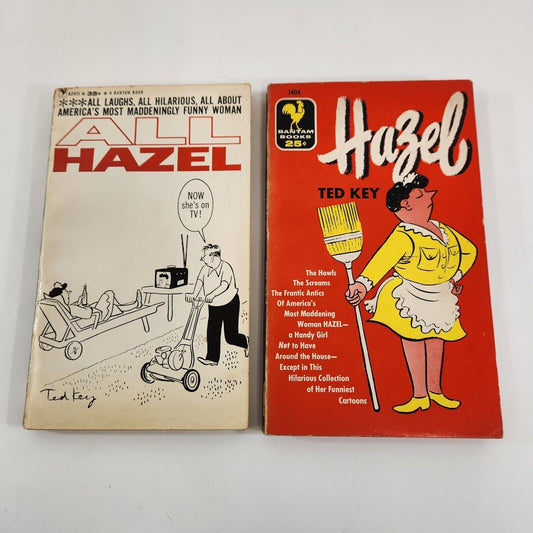 All Hazel Ted Key Comic Strip Paperback Books Bantam 1946 1958 New York