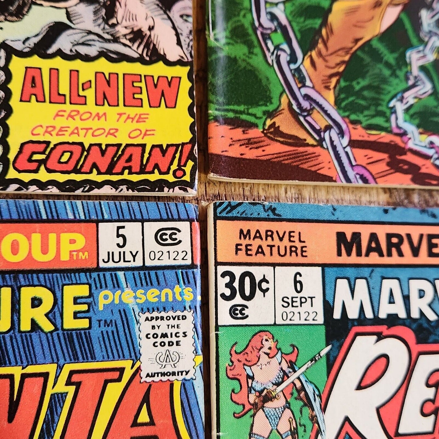 Marvel Feature presents Red Sonja #1-6 Comic Book Lot FN/VF 7.0 Book of Skelos