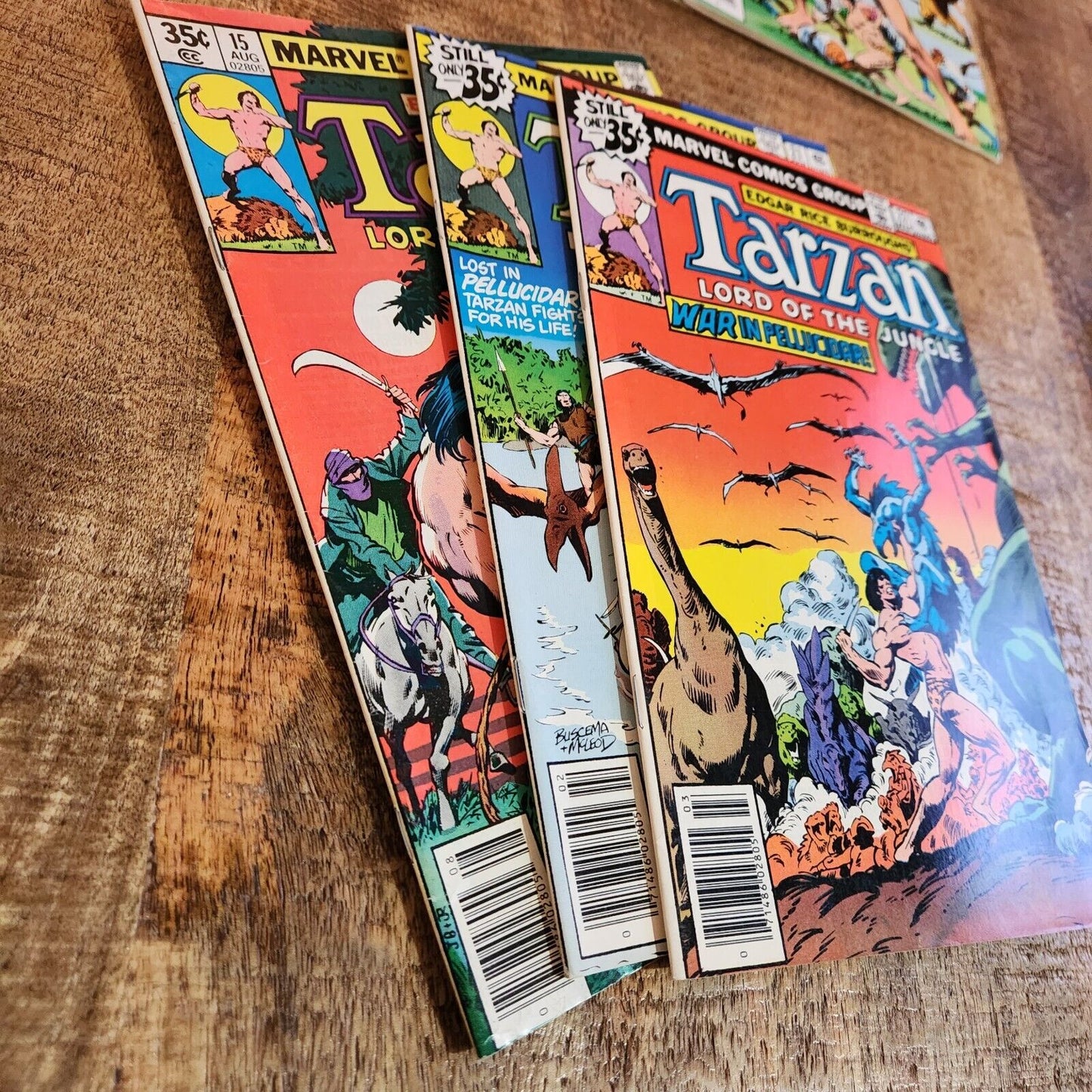 Tarzan #2 8 10 15 21-26 29 Lord of the Jungle Marvel Comic Book Lot of 11 VF 8.0