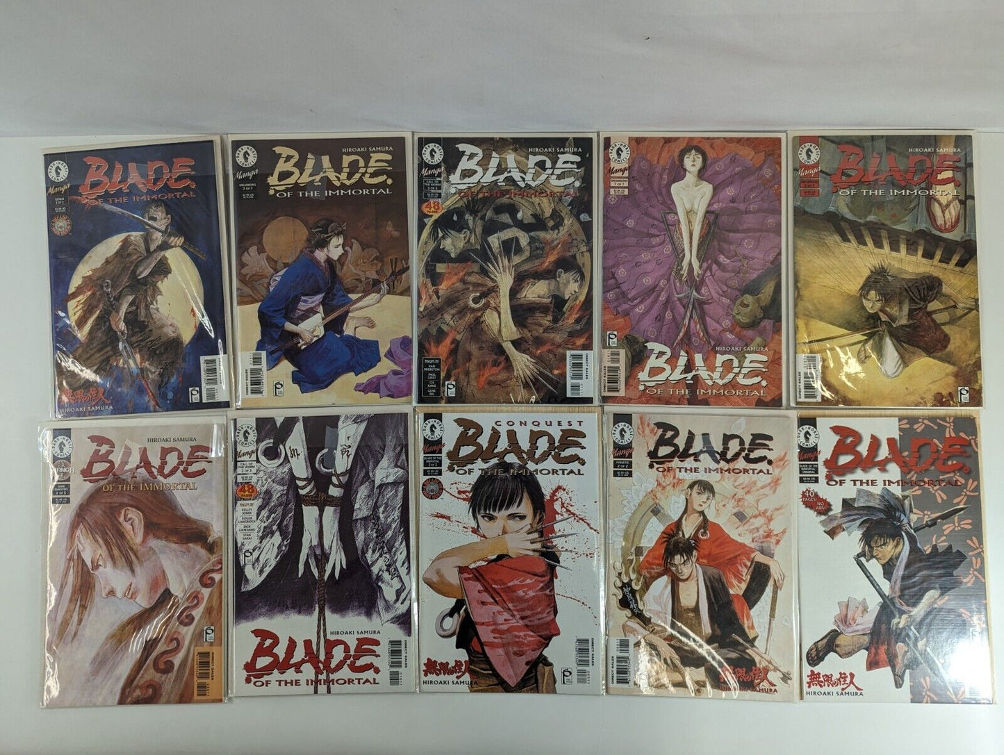 Blade of the Immortal Manga Comic Lot Dreamsong Dark Shadows Gathering +more NM