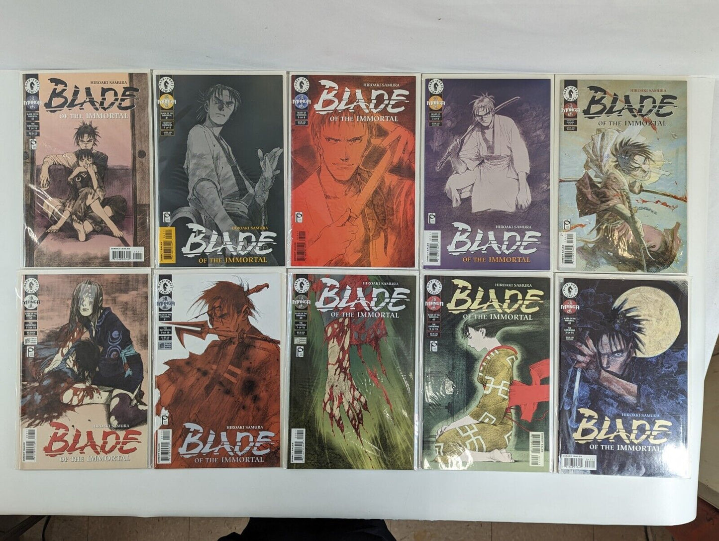 Blade of the Immortal Manga Comic Lot Dreamsong Dark Shadows Gathering +more NM