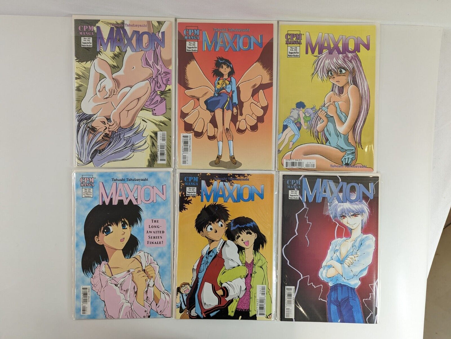 Maxxion #1-26 CPM Manga Comics Lot Takeshi Takebayashi Anime Complete Set NM