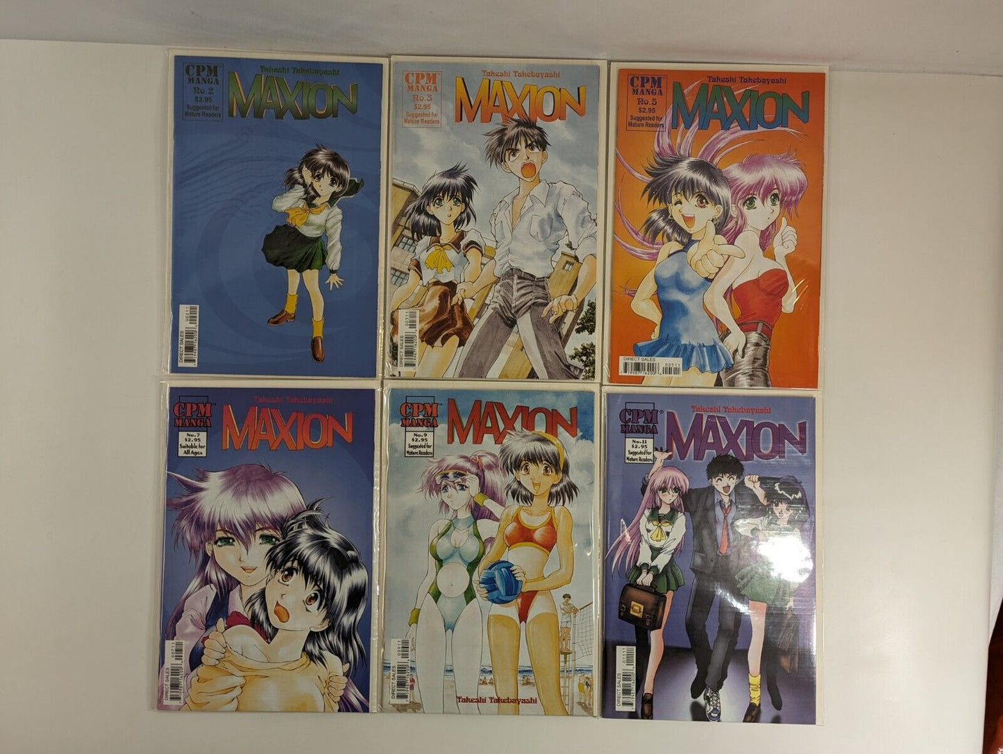 Maxxion #1-26 CPM Manga Comics Lot Takeshi Takebayashi Anime Complete Set NM