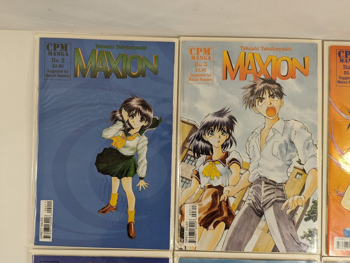 Maxxion #1-26 CPM Manga Comics Lot Takeshi Takebayashi Anime Complete Set NM