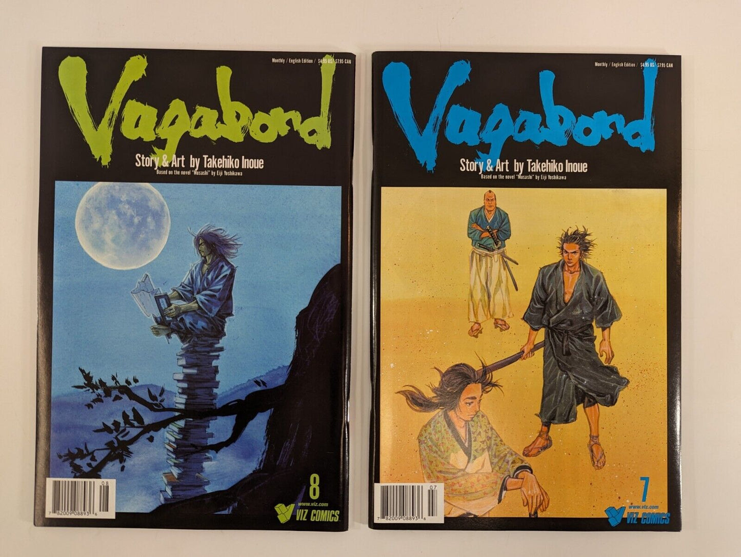 Vagabond #1-2 4-15 (Viz, 2001-02) Lot of 14 Comic Books Manga Inoue Mostly NM