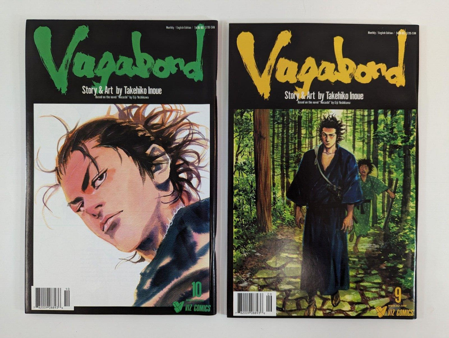 Vagabond #1-2 4-15 (Viz, 2001-02) Lot of 14 Comic Books Manga Inoue Mostly NM