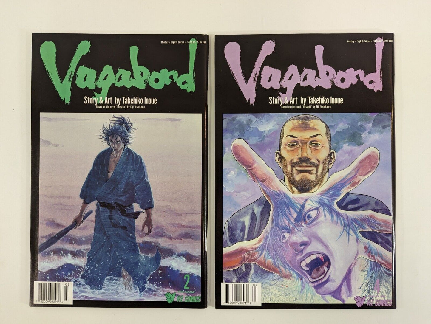 Vagabond #1-2 4-15 (Viz, 2001-02) Lot of 14 Comic Books Manga Inoue Mostly NM