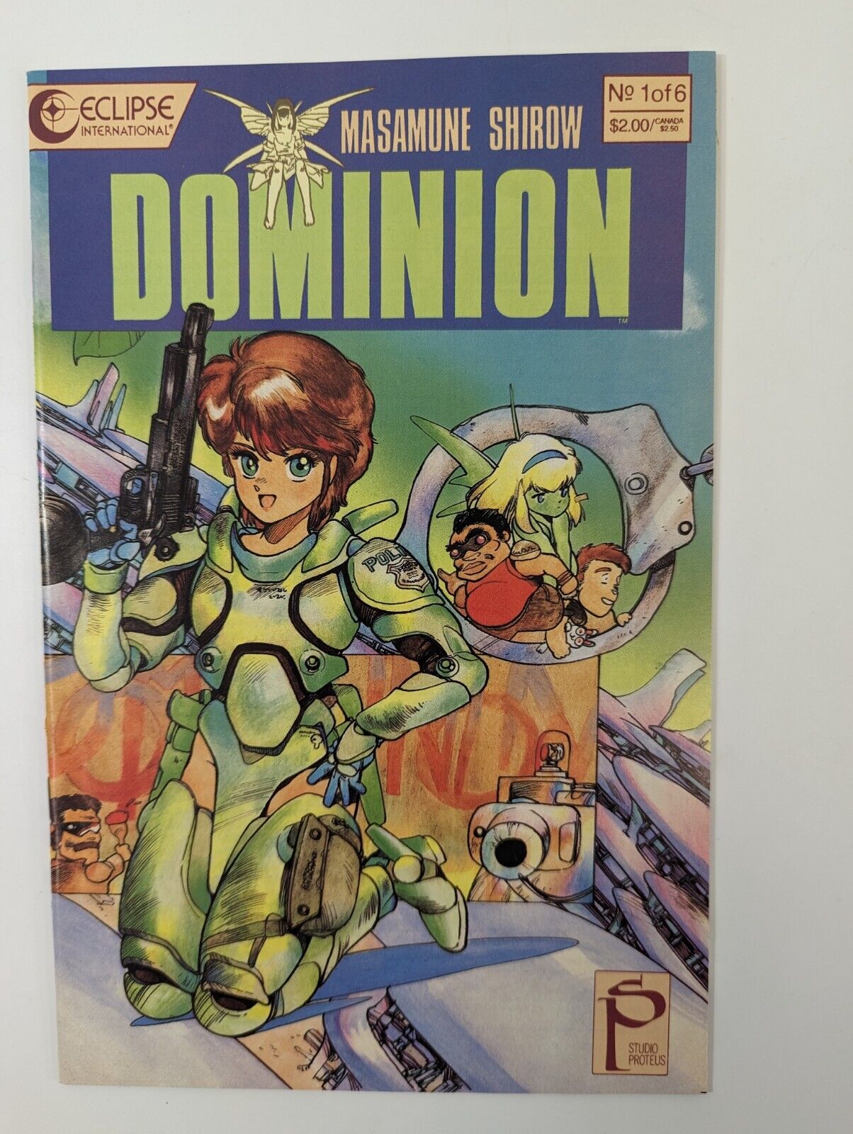 Dominion #1-6 Duplicate #4 (Eclipse International, 1989-90) Lot of 7 Manga Comic