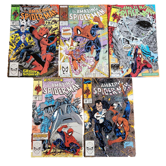 Amazing Spider-Man #326-330 (Marvel, 1989-1990) Lot of 5 Comic Books NM 9.4